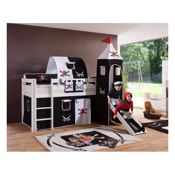 Cama média alta pirata