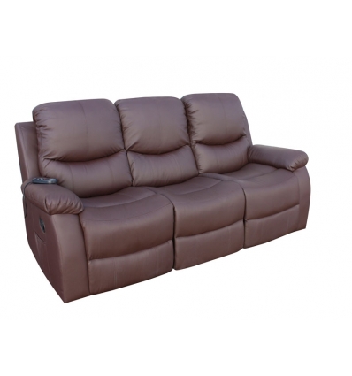 SOFA RELAX DE 3 LUGARES COM MASSAGEM DUX