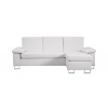 Sofá com chaise longue branco