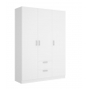 GUARDA-ROUPA 3 PORTAS E 2 GAVETAS FLOK 