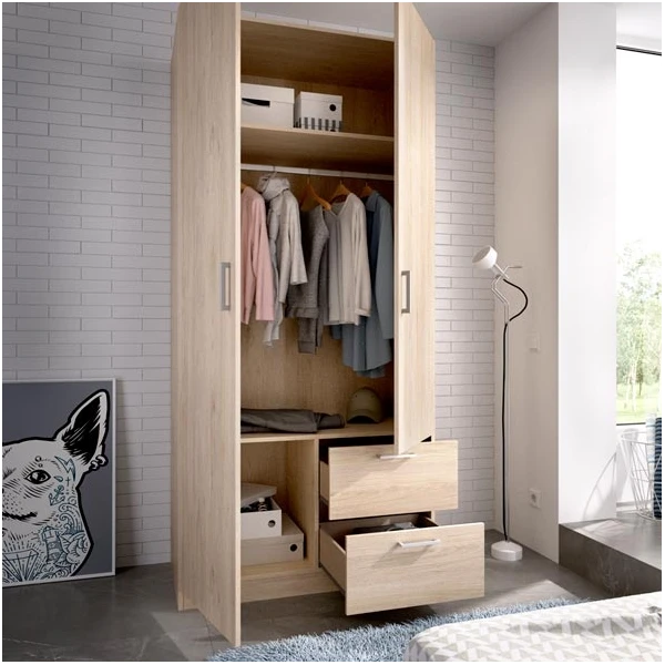 Armário com 2 portas e 2 gavetas