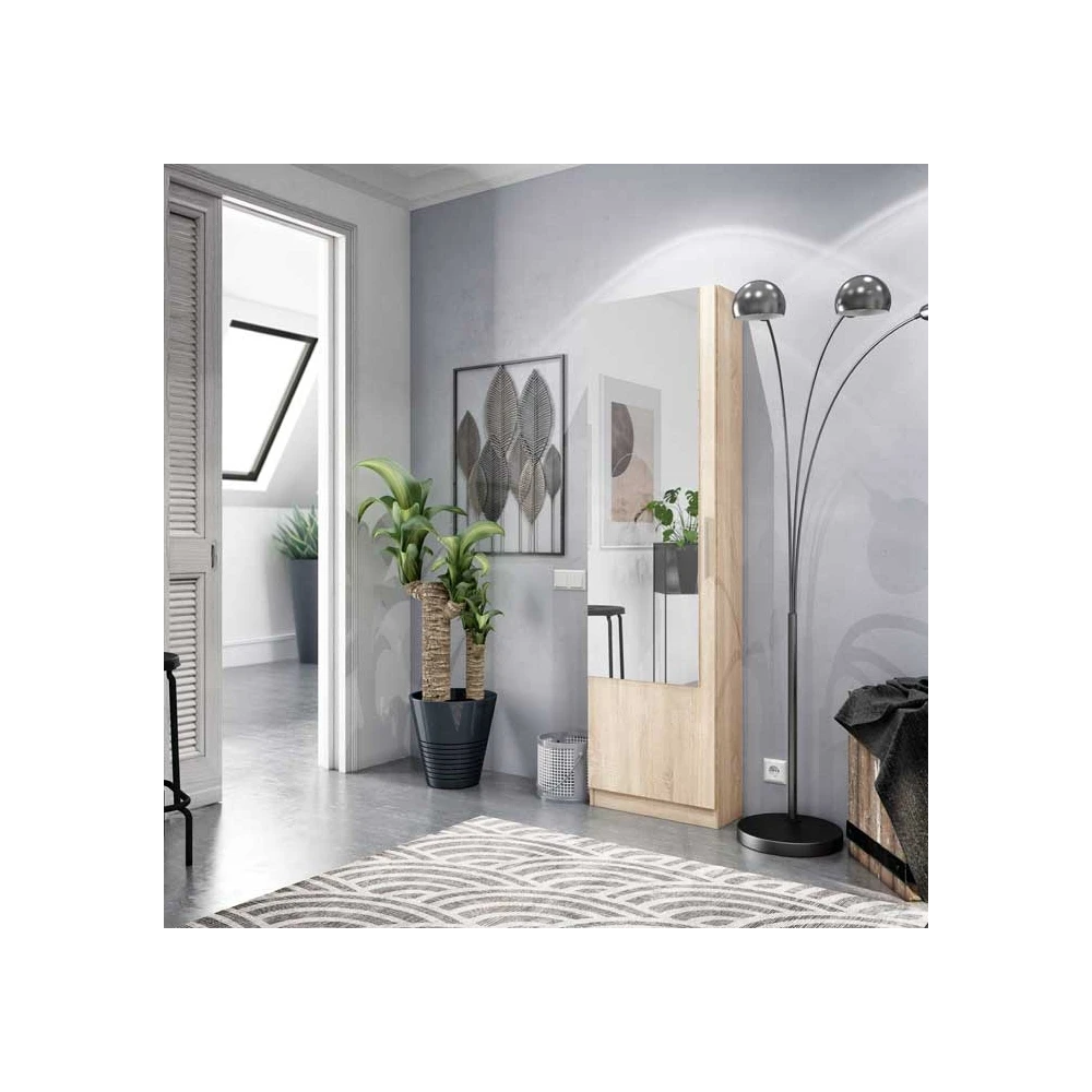 Sapateira com espelho