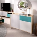 SIDEBOARD RETRO STYLE 2 PORTAS 1 GAVETA POP