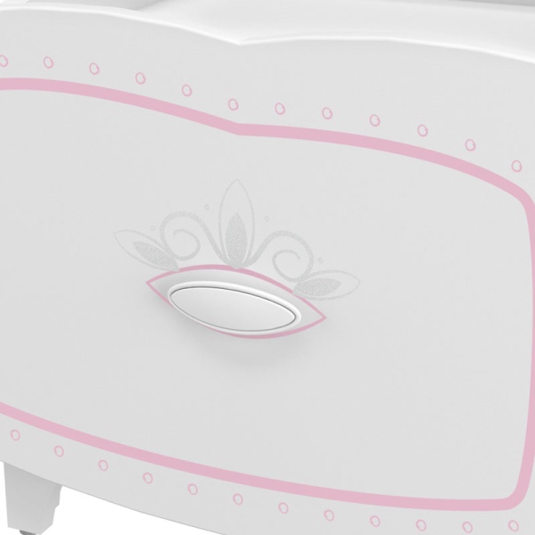 MESITA DE NOCHE INFANTIL CON CAJON ROSE