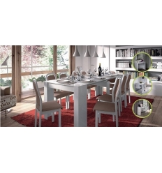 Mesa adaptável com 5 posições. Até 10 comensais. Mesa extensível para convidados. Prática e funcional.