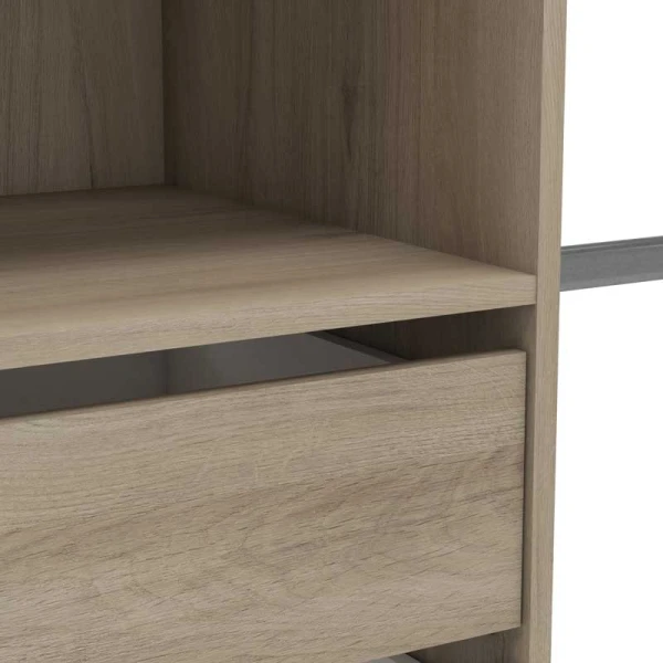 Roupeiro Aberto Com 2 Gavetas