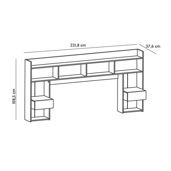 Cama De Casal Com Cabeceira E Mesinhas De Cabeceira