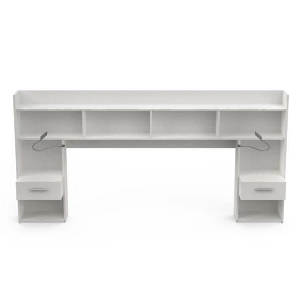 Cama De Casal Com Cabeceira E Mesinhas De Cabeceira