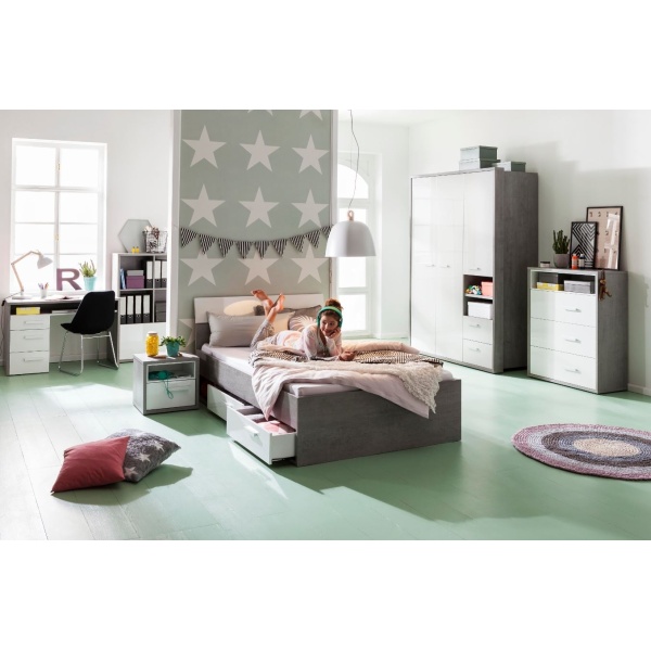 Cama De Solteiro Com Gavetas