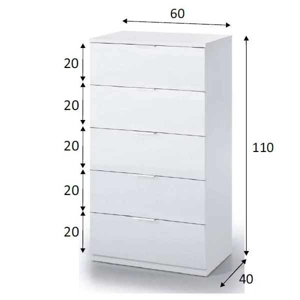 Grande Cómoda Branca