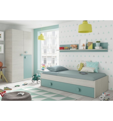 CAMA JUVENIL COM GAVETA INFERIOR ANANDA