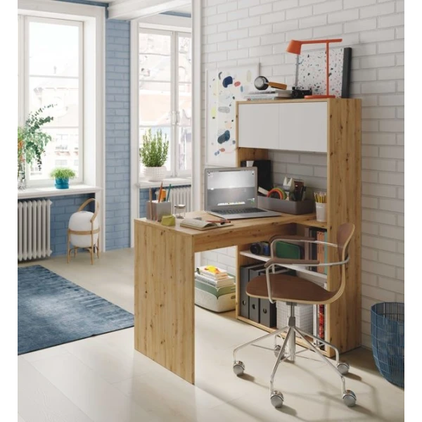 Mesa Com Prateleiras E Portas