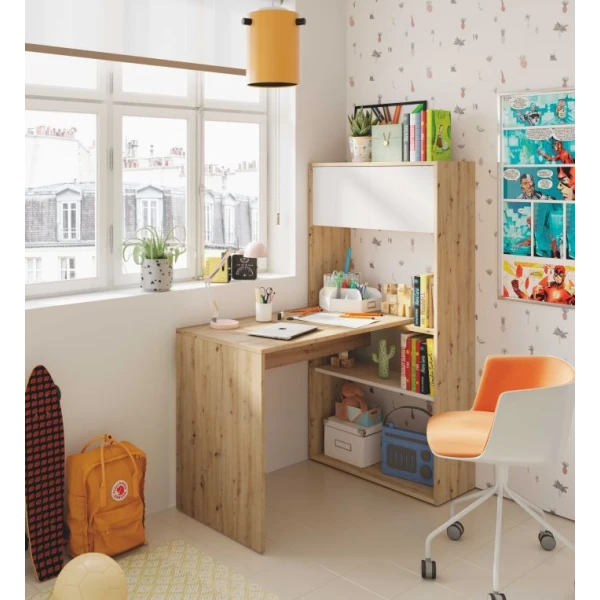 Mesa Com Prateleiras E Portas