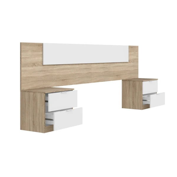 Cabeceira Com Mesinhas De Cabeceira