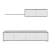 CONJUNTO DE MÓVEIS PARA SALA DE TV COM MÓDULO SUPERIOR KALK