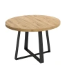 MESA DE JANTAR REDONDA DE ESTILO INDUSTRIAL CROUD
