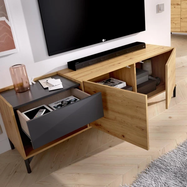 MUEBLE TV CON CAJÓN GUMA