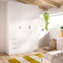Guarda-roupa 3 portas e 3 gavetas 
