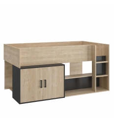 CAMA SEMIALTA INFANTIL PONY