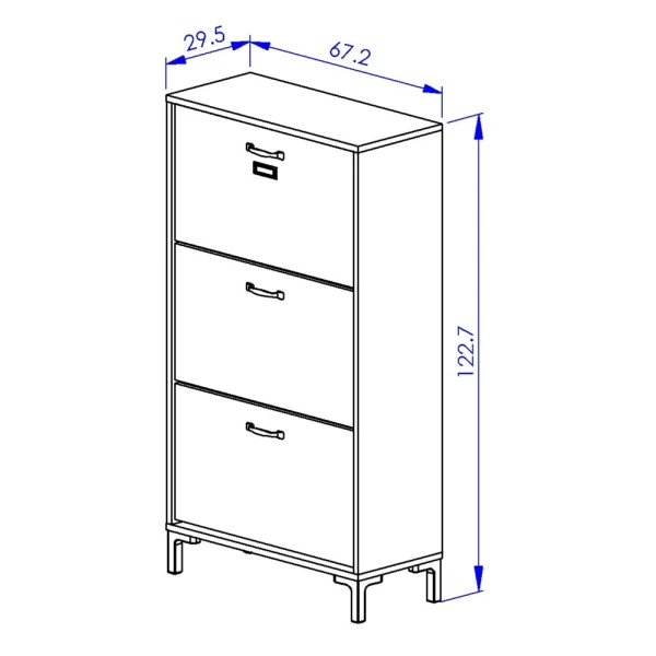 Móvel com sapateira