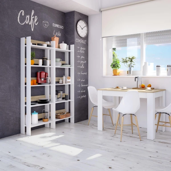 ESTANTERÍA AUXILIAR BICOLOR ATHOS