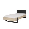 Cama individual em estilo industrial Boreal