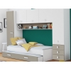 CAMA COM ARMÁRIO EM PONTE AREN