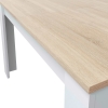 Mesa extensível carvalho / branco