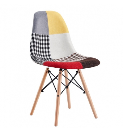 Cadeira nordica patchwork