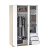 GUARDA-ROUPA 3 PORTAS E 3 GAVETAS NINE