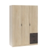 GUARDA-ROUPA 3 PORTAS E 3 GAVETAS NINE