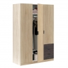 GUARDA-ROUPA 3 PORTAS E 3 GAVETAS NINE