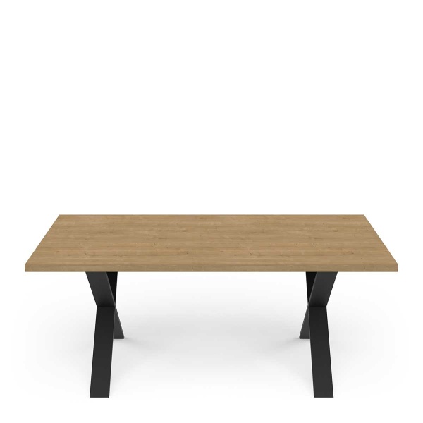 Mesa de Jantar Industrial com Pés Metálicos Cross Vicawu