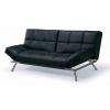 Sofa cama couro preto