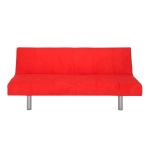 Sofá-cama vermelho
