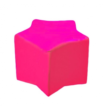 Butaca puff infantil rosa